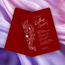 Recherche de rouge rubis invitations Typographie