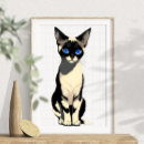 Recherche de chat siamois art Illustration