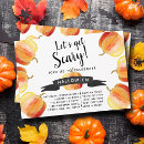 Recherche de citrouille halloween invitations Effrayant
