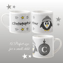 Recherche de jaune et gris tasses Monogramme