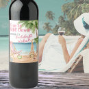 Recherche de beach bouteilles vin étiquettes Mariés