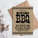 Recherche de rustic bbq invitations Vintage