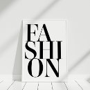 Recherche de à la mode posters Typographie