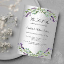 Recherche de lavander invitations Argent