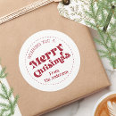 Recherche de noël rétro autocollants Moderne