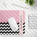 Recherche de zigzag noir tapis souris Monogramme