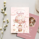 Recherche de hot air balloon girl invitations Aquarelle