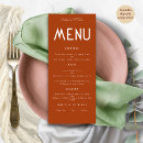 Recherche de unique contemporain mariage menus Minimaliste