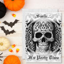 Recherche de crâne halloween invitations Gothique