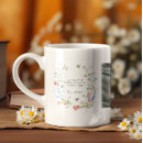 Recherche de lettres fleuries tasses Mère