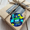 Recherche de dinosaure merci autocollants Coloré