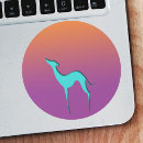 Recherche de whippets autocollants Coloré