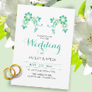 Recherche de vecteur floral invitations Élégant