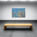 Recherche de fleurs bleues art Blanc