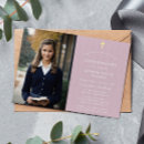 Recherche de la fille confirmation invitations Minimaliste