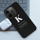 Recherche de sophistiqué iphone coques Monogramme moderne