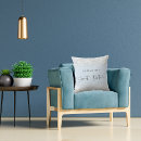 Recherche de bleu argent coussins Élégant