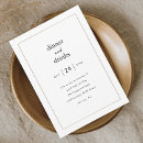 Recherche de entreprises invitations Noir et blanc