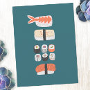 Recherche de gourmet cartes postales Sushi