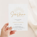Recherche de sunshine baby shower invitations Minimaliste