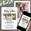 Recherche de minimal baby shower invitations Élégant