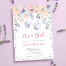 Recherche de florale baby shower fille invitations Pour tous