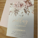 Recherche de rose gold floral invitations Rougir