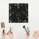 Recherche de ciseaux coiffeur horloges Barbier