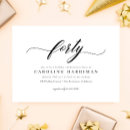 Recherche de 40ans anniversaire invitations Féminin