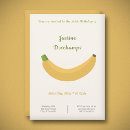 Recherche de banana anniversaire invitations Tropical