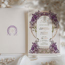 Recherche de florales vintages de mariage invitations Couple