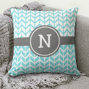 Recherche de gris turquoise coussins Chevron