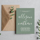 Recherche de green invitations Minimaliste