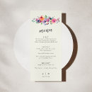 Recherche de watercolor mariage menus Moderne