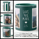 Recherche de fiancée tasses Collage