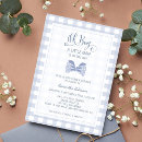 Recherche de little man baby shower invitations Bleu