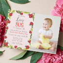Recherche de ladybugs anniversaire invitations Coccinelle