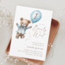 Recherche de vintage teddy bear invitations Élégant