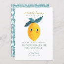 Recherche de citrus baby shower invitations Clémentine