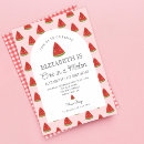 Recherche de watermelon anniversaire invitations Un dans un melon