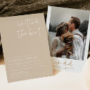 Recherche de boho elopement reception invitations Pour tous
