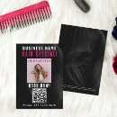 Recherche de perruque cartes visite Salon de coiffure