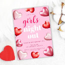 Recherche de girls night invitations Mignon