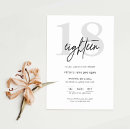 Recherche de noir blanc anniversaire invitations Typographie