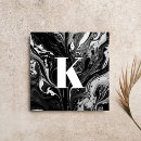 Recherche de lettre k cartes visite Initiale