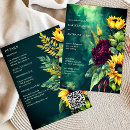 Recherche de tournesols mariage invitations Couple