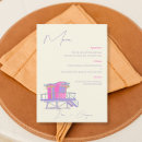 Recherche de beach mariage menus Aquarelle