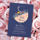 Recherche de parapluie 11x16 invitations Rose
