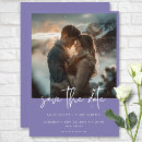 Recherche de lavender wedding save the dates Simple