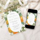 Recherche de mandarine invitations Élégant